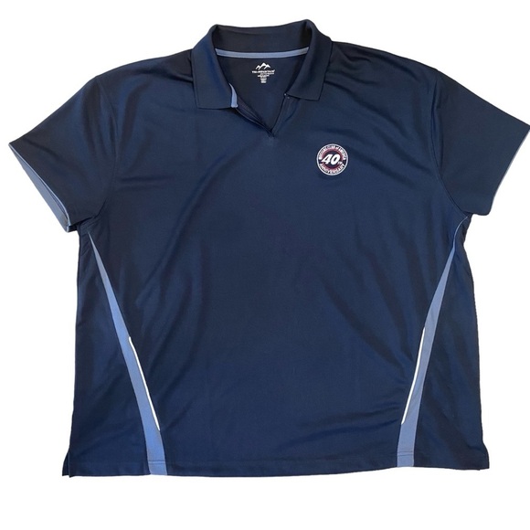 Mustang Club of America 40th Anniversary Navy Blue Polo #232 Plus‎ Size Women 3X - Picture 1 of 9
